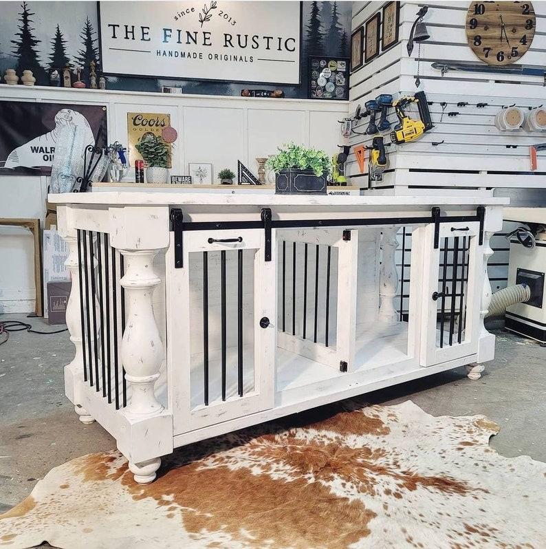 BEST Easy Lock Kennel System the Fine Rustic Custom Dog Etsy