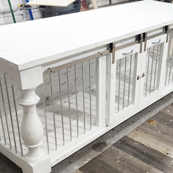 Dog Kennel Furniture Etsy