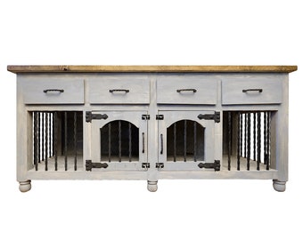 Image showcasing Dog Crate Sideboard - Etsy