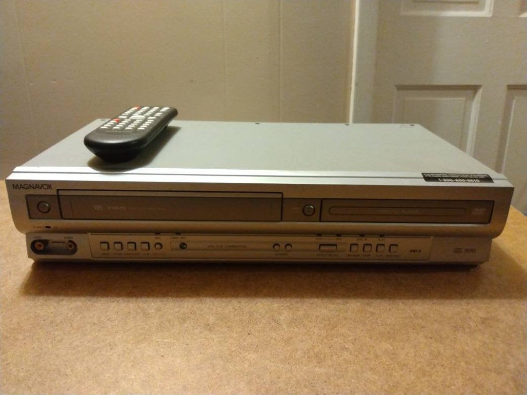 Magnavox DVD Player VCR Combo With Remote Control Etsy