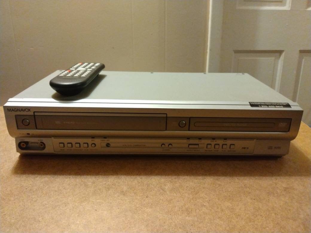 Magnavox DVD Player VCR Combo With Remote Control Etsy