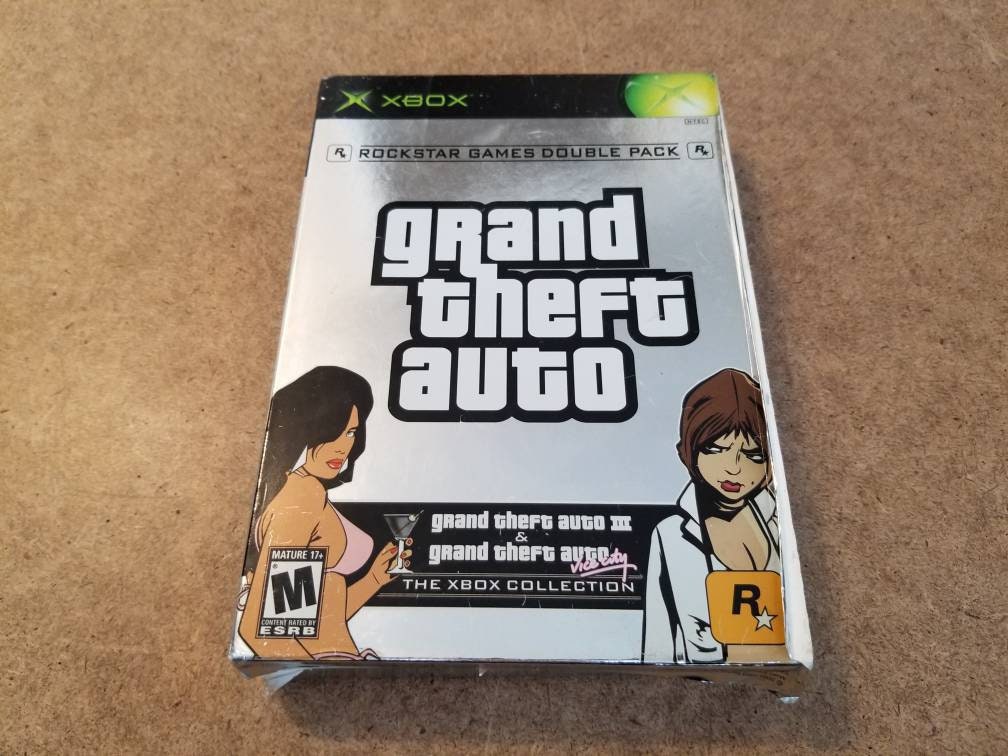 Grand Theft Auto Xbox Collection Double Pack Gta 3 Vice City