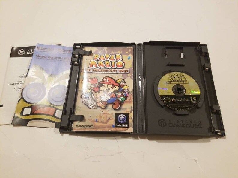 Paper Mario Thousand Year Door Gamecube Etsy