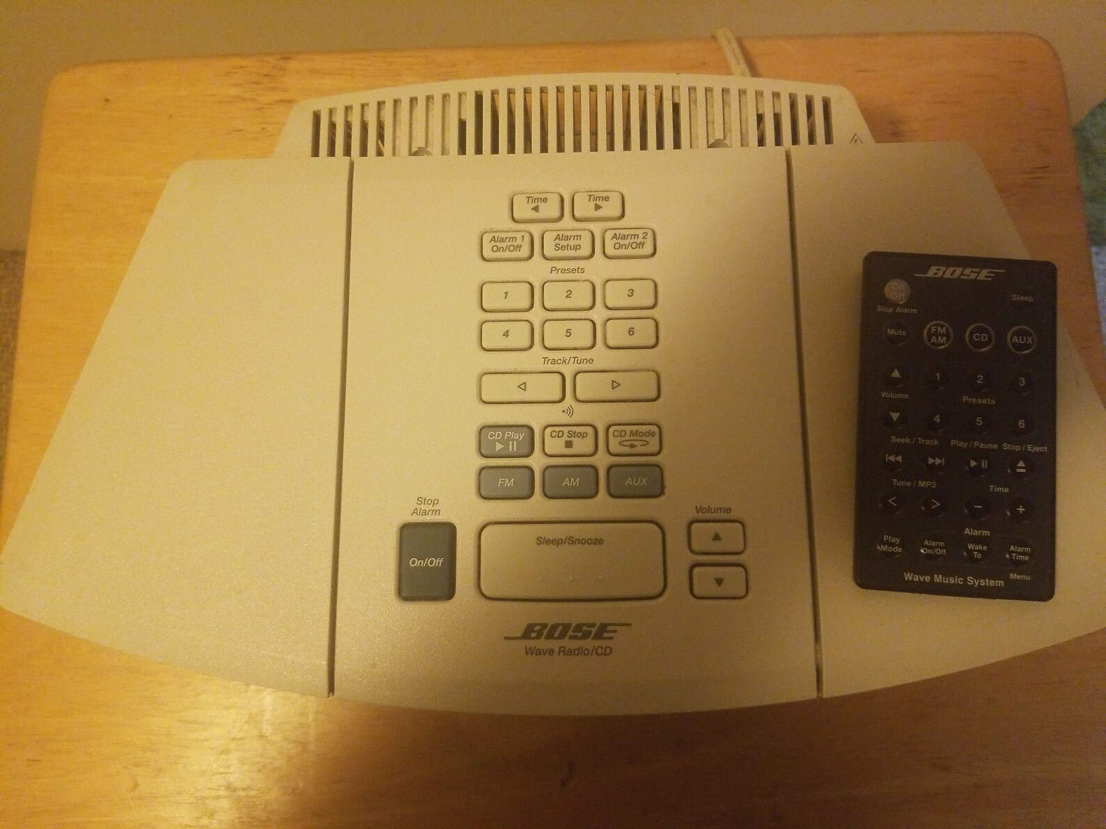 Bose Radio AM FM CD Player With Remote Control White Etsy