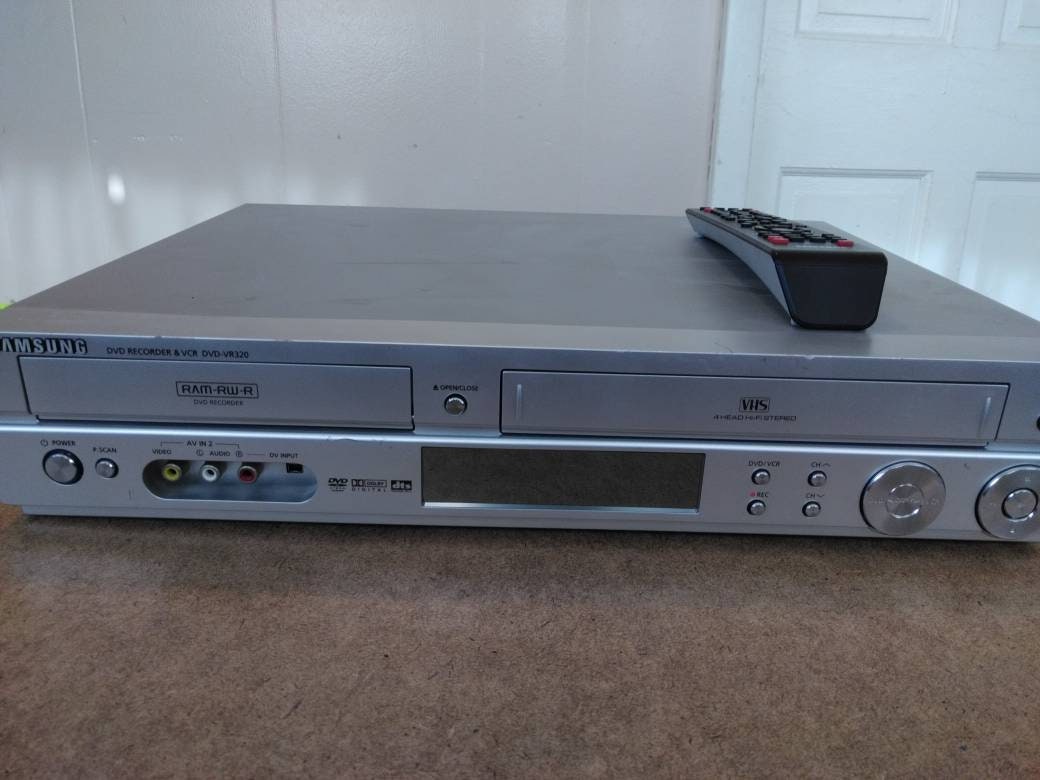 Samsung DVD Recorder Vcr Combo With Remote Transfer Tapes Etsy