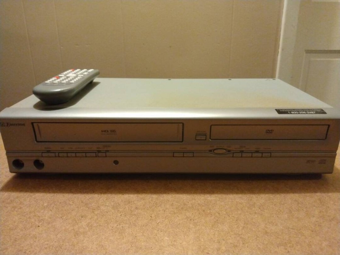 Emerson DVD Player VCR Combo With Remote Control Etsy
