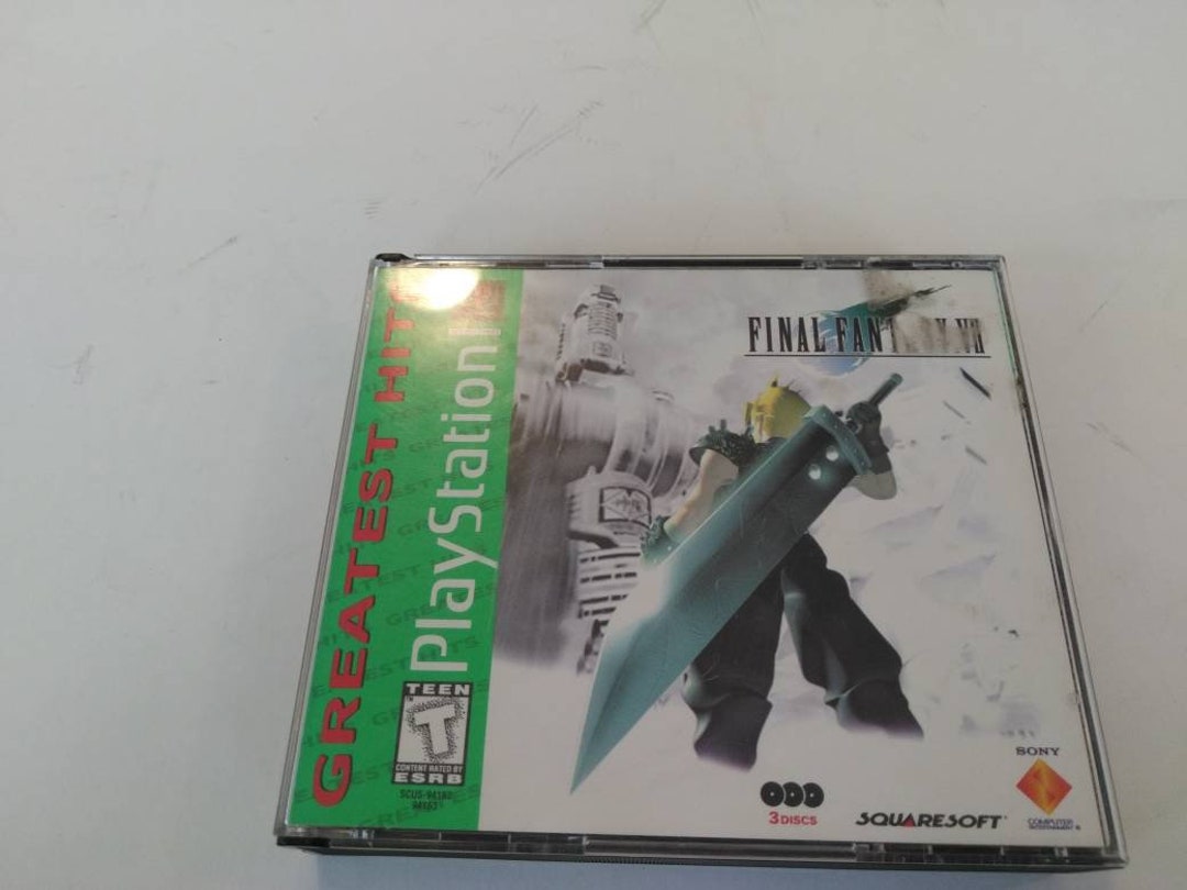 Final Fantasy 7 Playstation 1 - Etsy