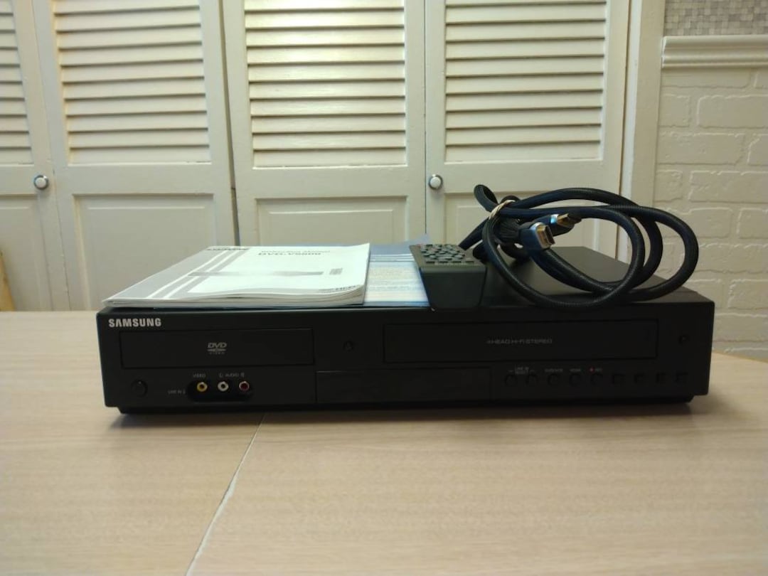 Samsung DVDV9800 DVD Player VCR Combo With Remote Control Etsy