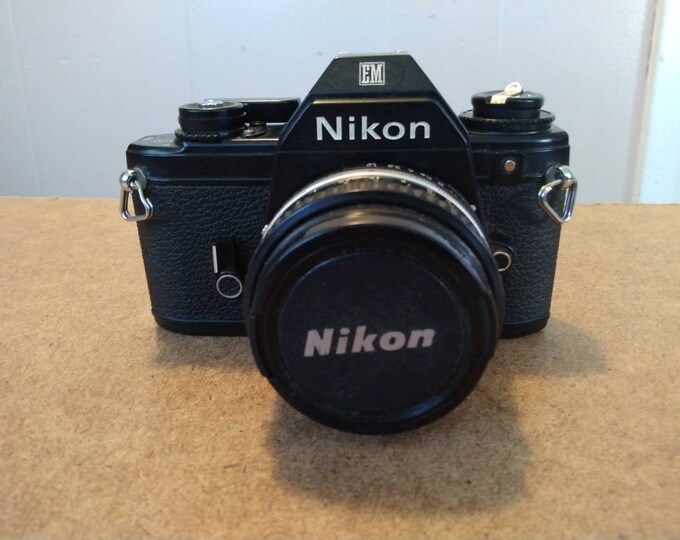 Nikon EM 35mm Film Camera From 1980s Image high Quality 4000px Digital ...