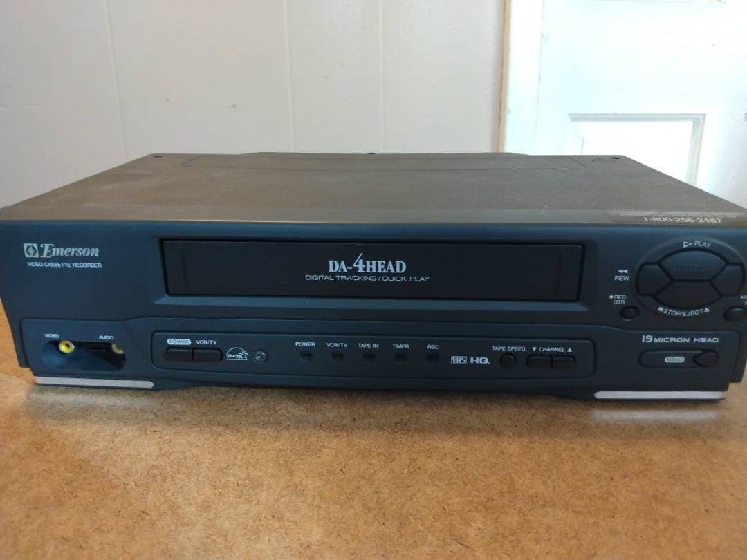 Emerson DA 4 Head VCR Video Cassette Recorder No Remote Etsy