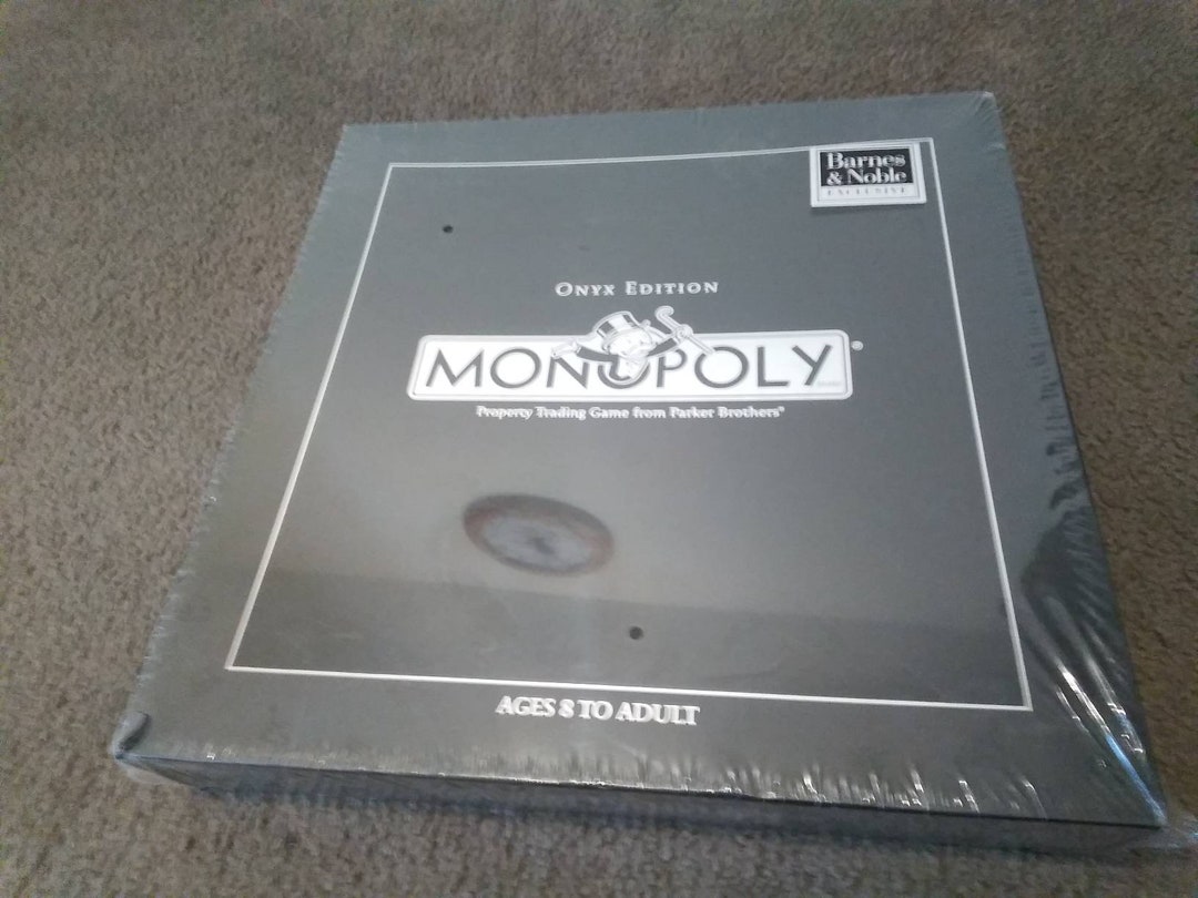Monopoly Onyx Edition Factory Sealed Etsy