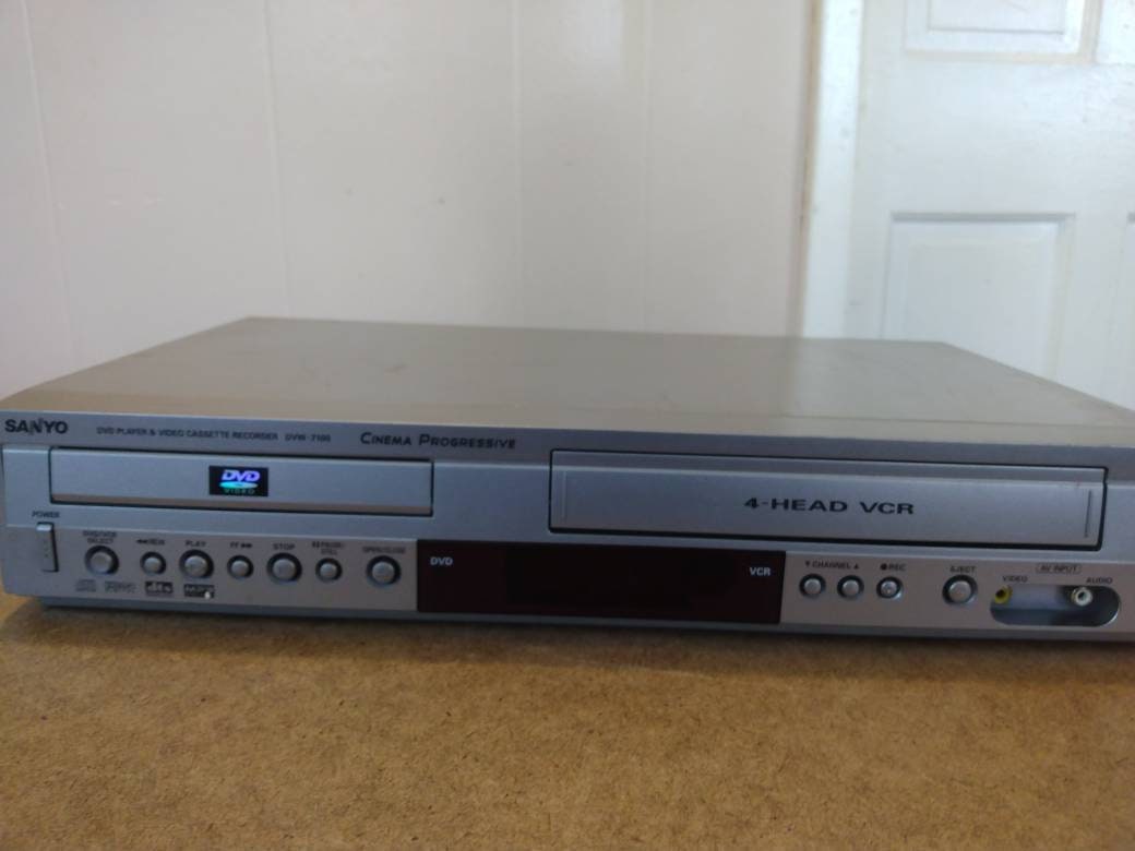 Sanyo DVD Player VCR Combo No Remote Control Etsy