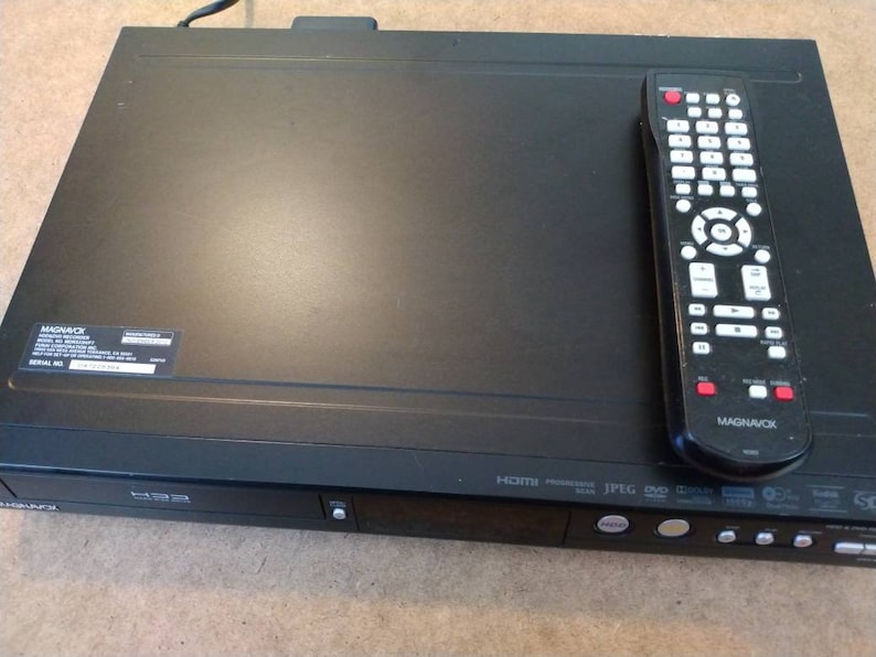 Magnavox Hard Drive DVD Recorder With Remote Control H2160MW9 Etsy