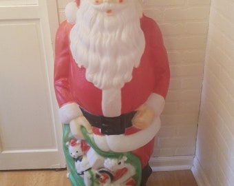 46" Santa With Toy Sack Blow Mold