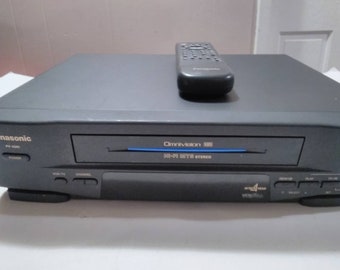 Panasonic VCR Video Cassette Recorder With Remote Control