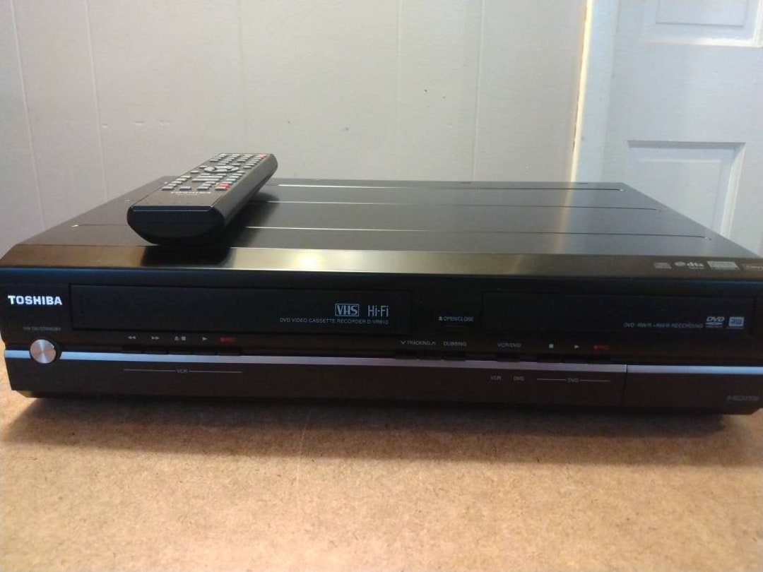 Toshiba DVD Recorder VCR Transfer Tapes With Remote Control Etsy