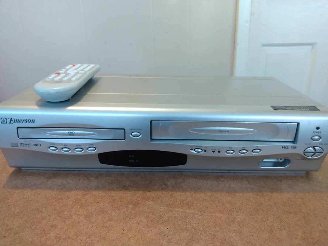 Emerson DVD Player VCR Combo With Remote Control Etsy