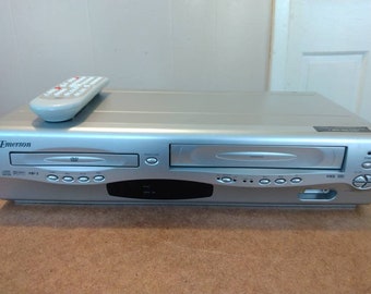 Emerson DVD Player VCR Combo With Remote Control