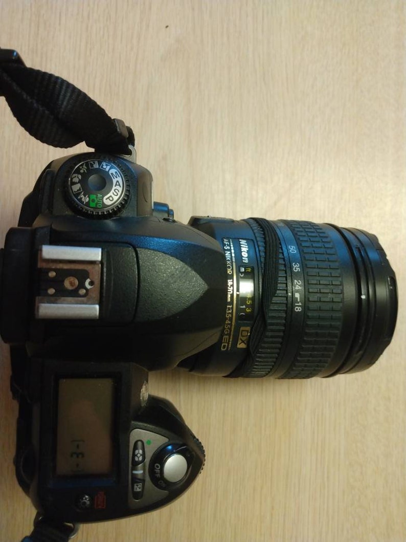 Nikon D70 Digital Camera With Lens image 2