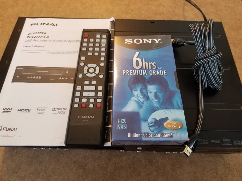 Funai DVD Recorder VCR Combo Transfer Tapes - Etsy Funai DVD Recorder VCR Combo Transfer Tapes - Etsy
