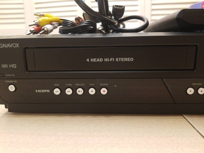 Magnavox DVD Recorder Vcr Transfer Tapes With Remote Etsy