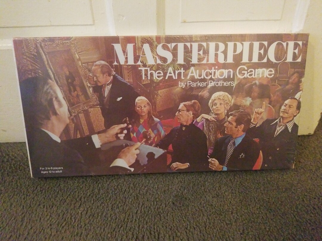 Masterpiece Board Game 1970 Factory Sealed Etsy