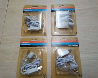 Set of 4 Blow Mold Light Cords Factory Sealed