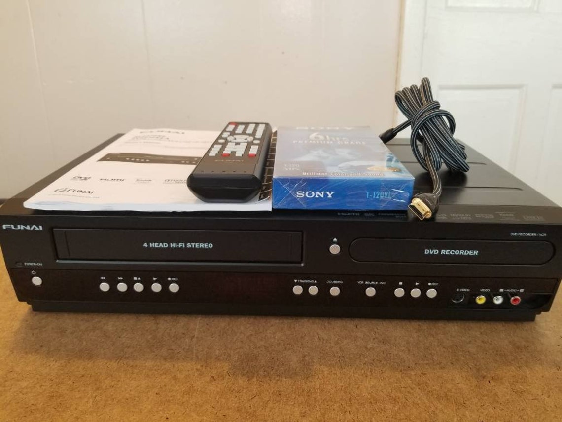 Funai DVD Recorder VCR Combo Transfer Tapes Etsy
