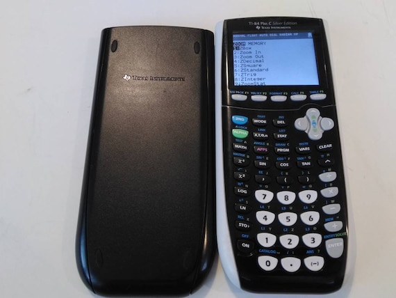 TI 84 Plus C Silver Edition Graphing Calculator - Etsy