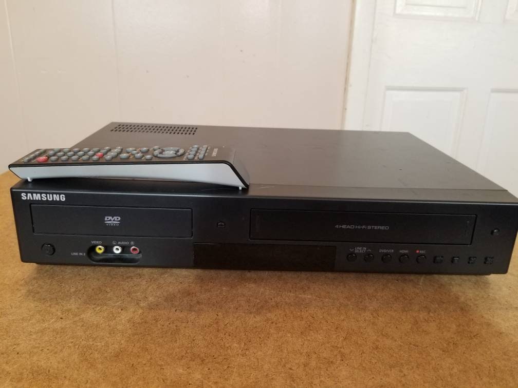 Samsung DVD Player Vcr Combo With Remote Control Etsy