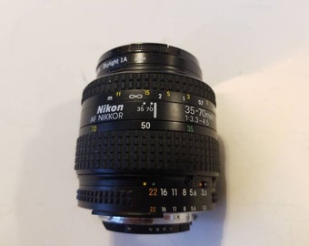 Nikon AF Nikkor 35-70mm f/3.3-4.5 Camera Lens