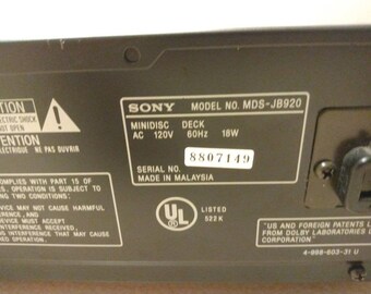 Amazon | SONY ソニー MDS-JB920 ゴールド ミニディスクデッキ