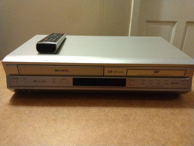Toshiba DVD Player VCR Combo With Remote Control Etsy