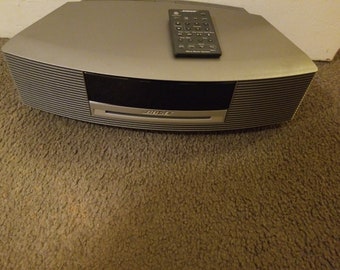 Bose wave radio III titanium silver am/FM CD player