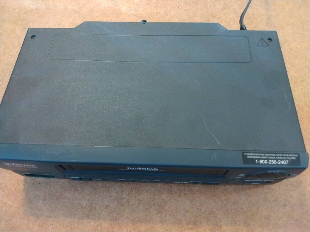 Emerson DA 4 Head VCR Video Cassette Recorder No Remote Control Etsy