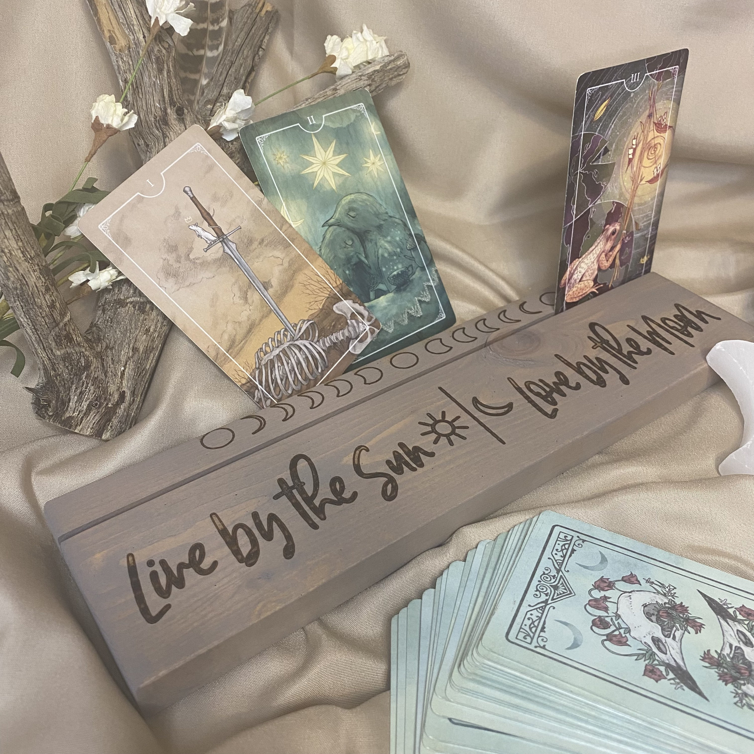 Tarot Card Holder Oracle Card Holder Card of the Day Daily Etsy