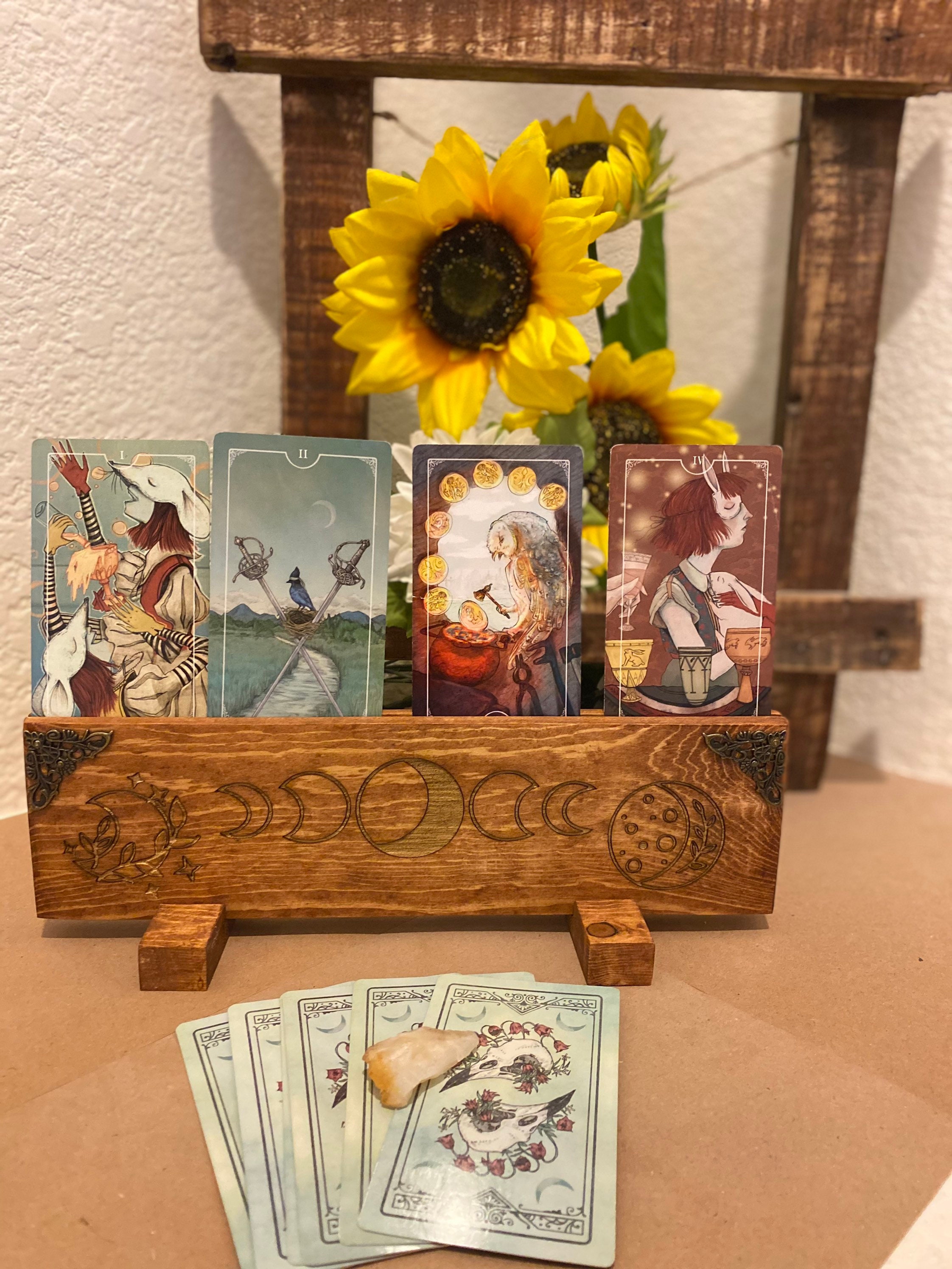 Tarot Card Holder Oracle Card Holder Card of the Day Etsy