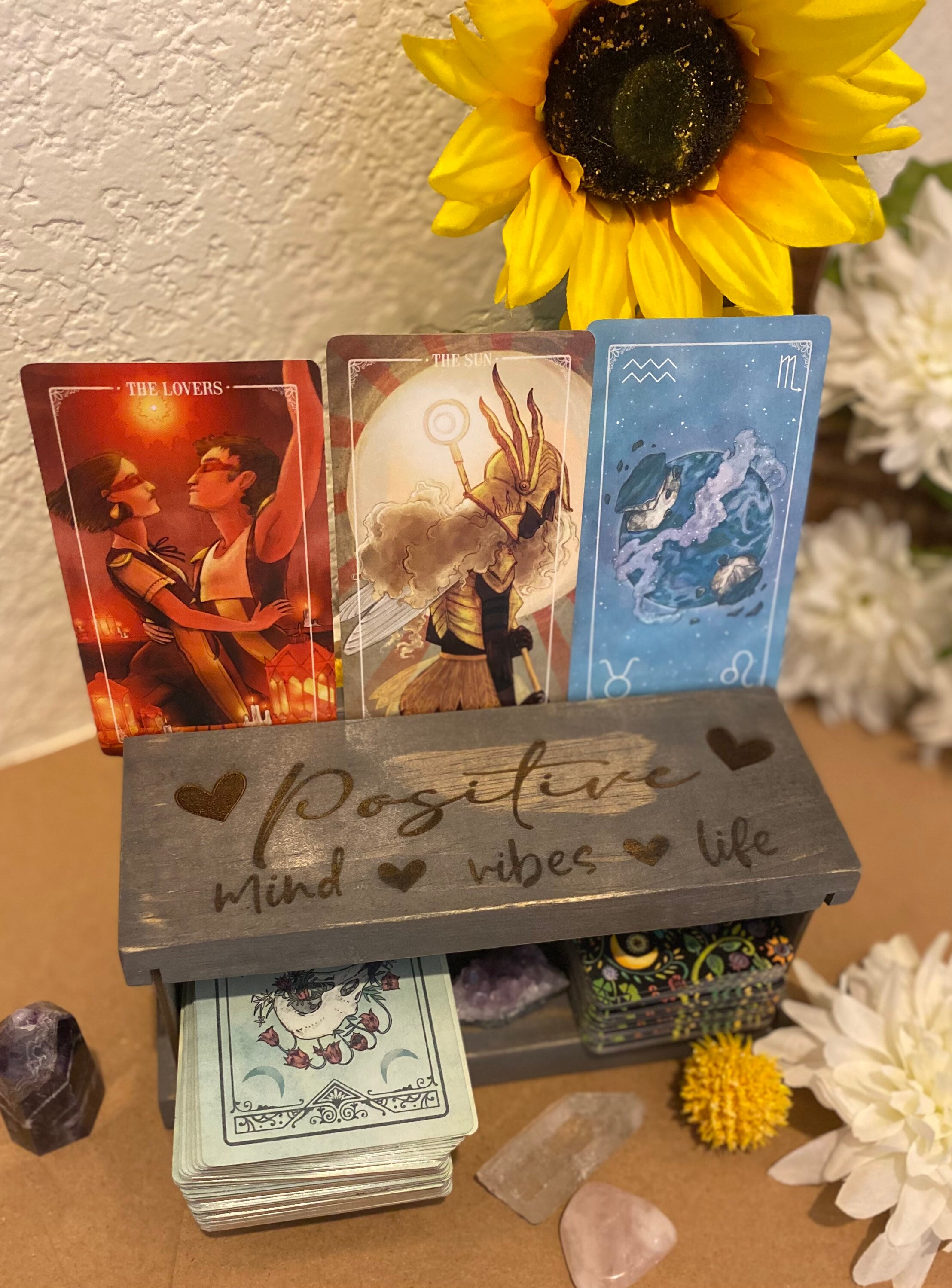 Tarot Card Holder Tarot Card Box Tarot Storage Oracle Card Etsy UK