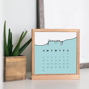2027 Mini Calendar Cards 4x4 3x3 2x2 Inch Printable Mini Calendar Pastel Colors Sunday Monday Start Journaling Planner Cards Jpeg PDF files