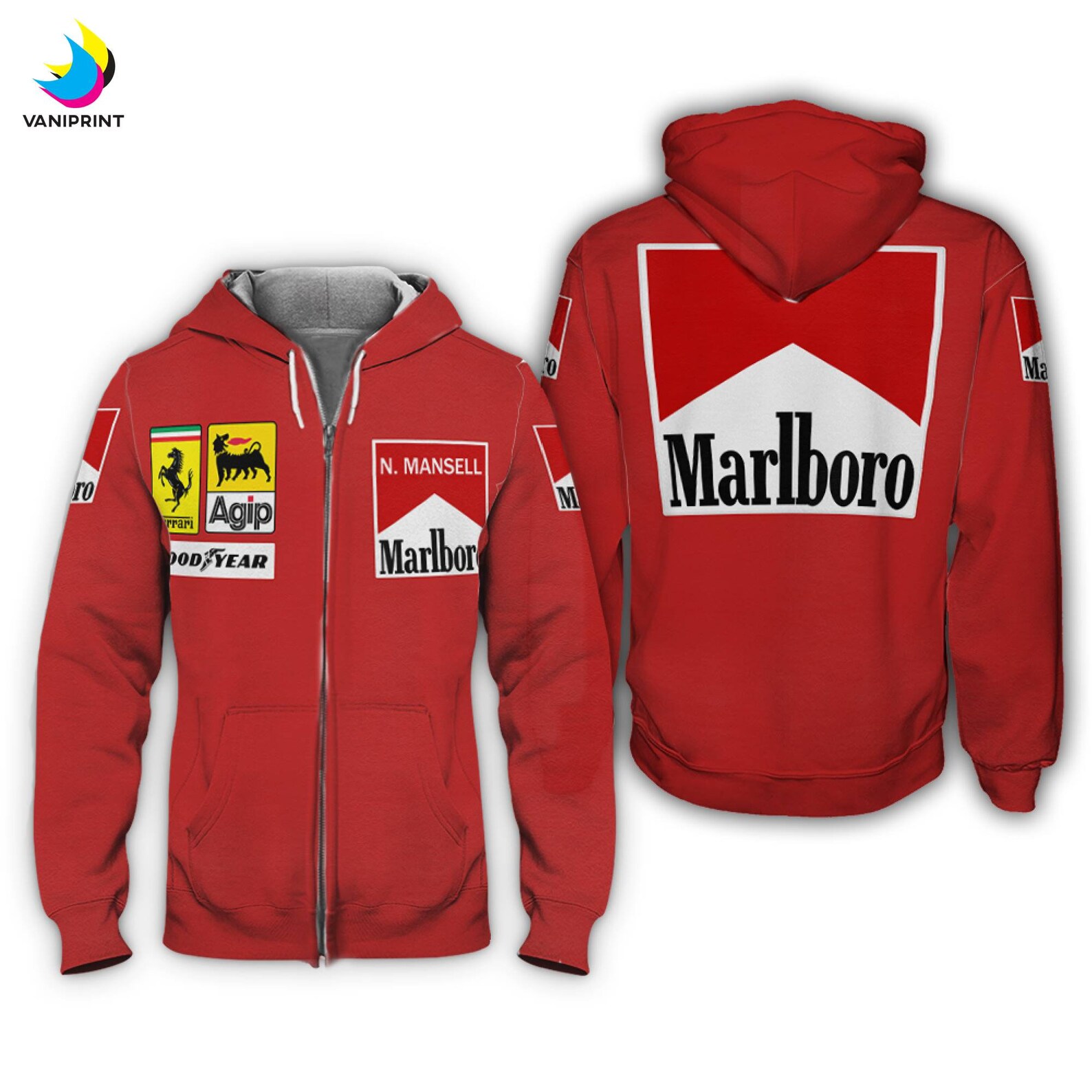 Nigel Mansell Ferrari Formula One Grand Prix 1990 Apparel Etsy
