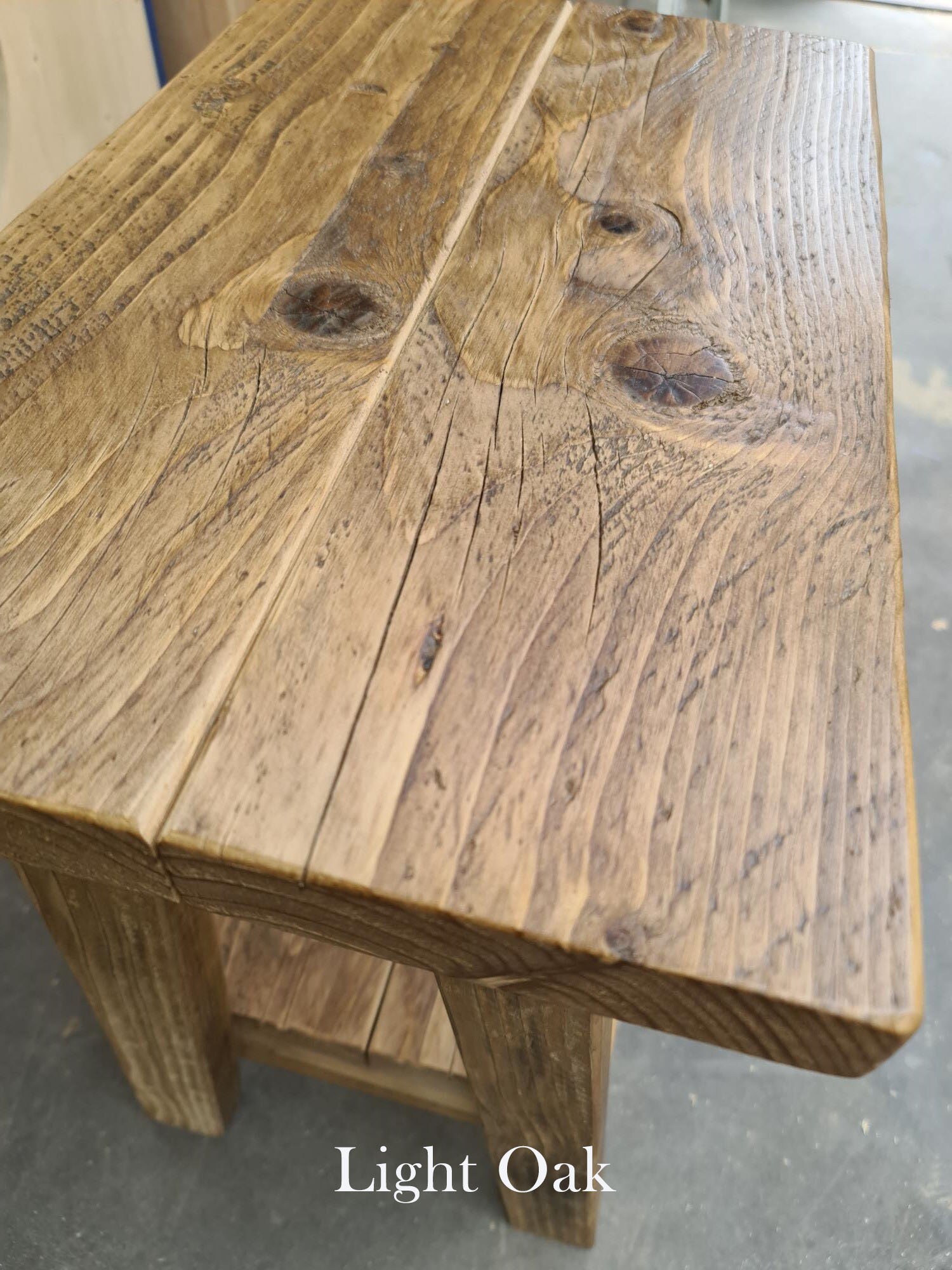 Rustic Wood Bedside Table and Side Table Small Reclaimed - Etsy UK