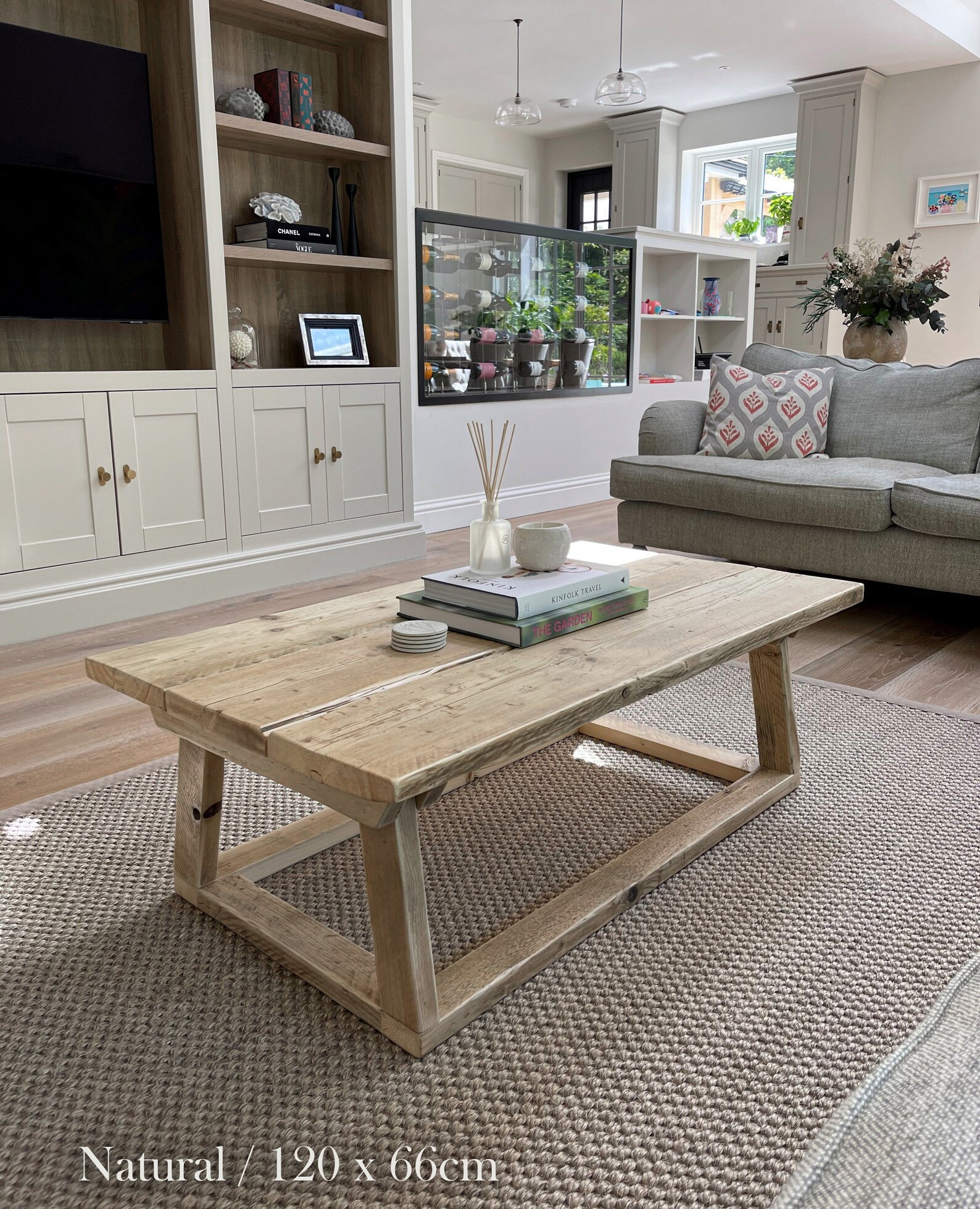Rustic Wood Coffee Table Large Reclaimed Wooden Coffee Table - Etsy UK