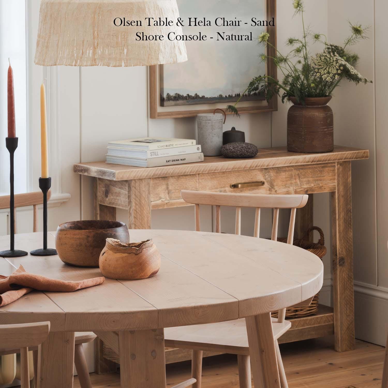 Rustic Wood Round Dining Table: Solid Character Grade Wood - Etsy UK