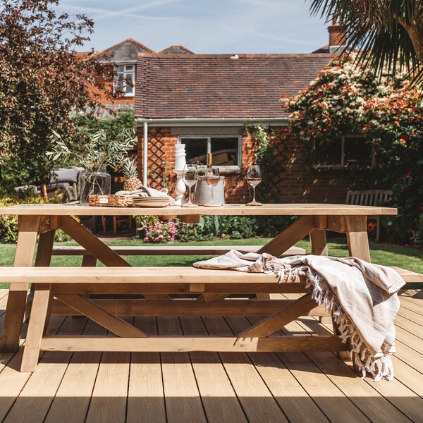 Wooden Garden Furniture Etsy UK