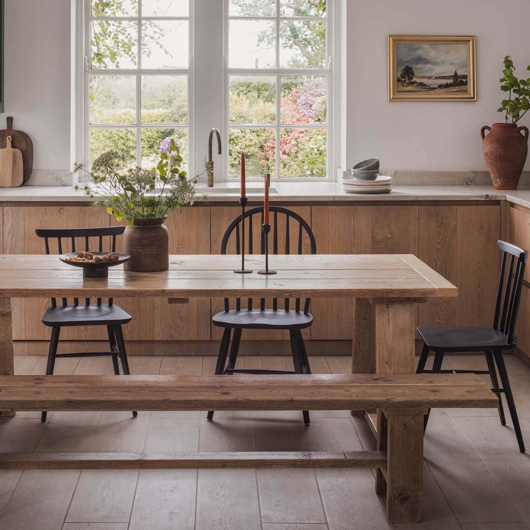 Rustic Reclaimed Wood Dining Table - Handmade Barn Table - Etsy UK