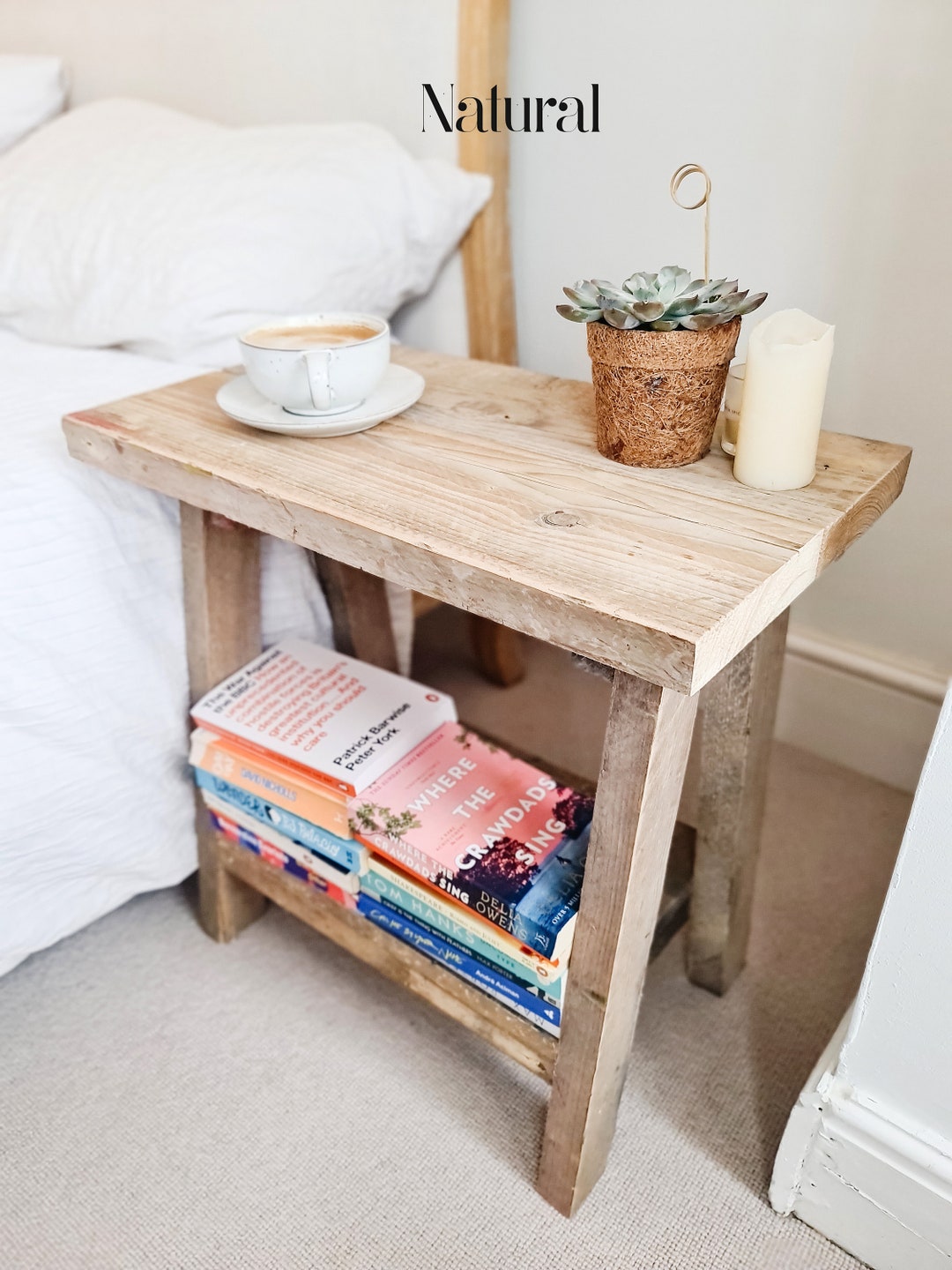 The Craftsmen - Barn Wood Style Bedside Table / End Table - Handmade i –  Urban Billy