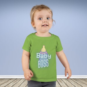 Baby Boss Bottle Teal Toddler T-shirt