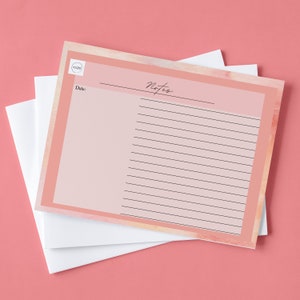 Peach Notes Planner Page