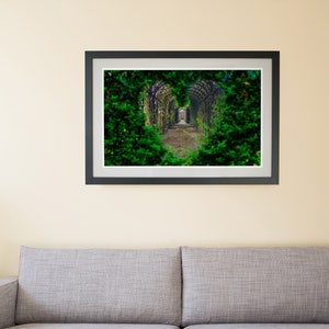 Garden Shrub Heart Keyhole Single Digital Downloadable Print