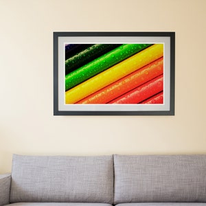 Pencil Rainbow Single Digital Downloadable Print